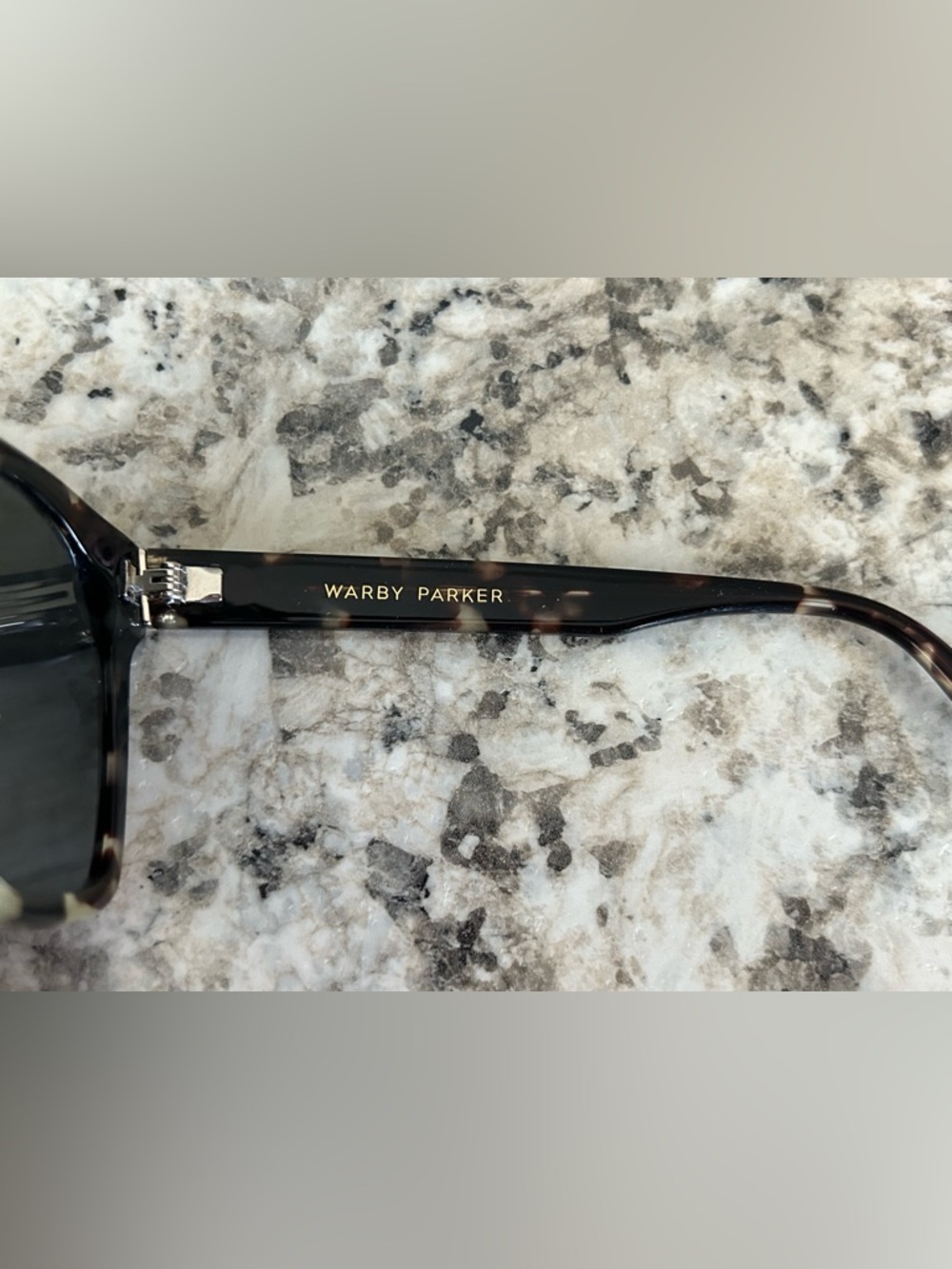 Warby Parker RheaTortoise Full Rim Sunglasses Rectangular Cat Eye w Hard Case - Picture 14 of 16